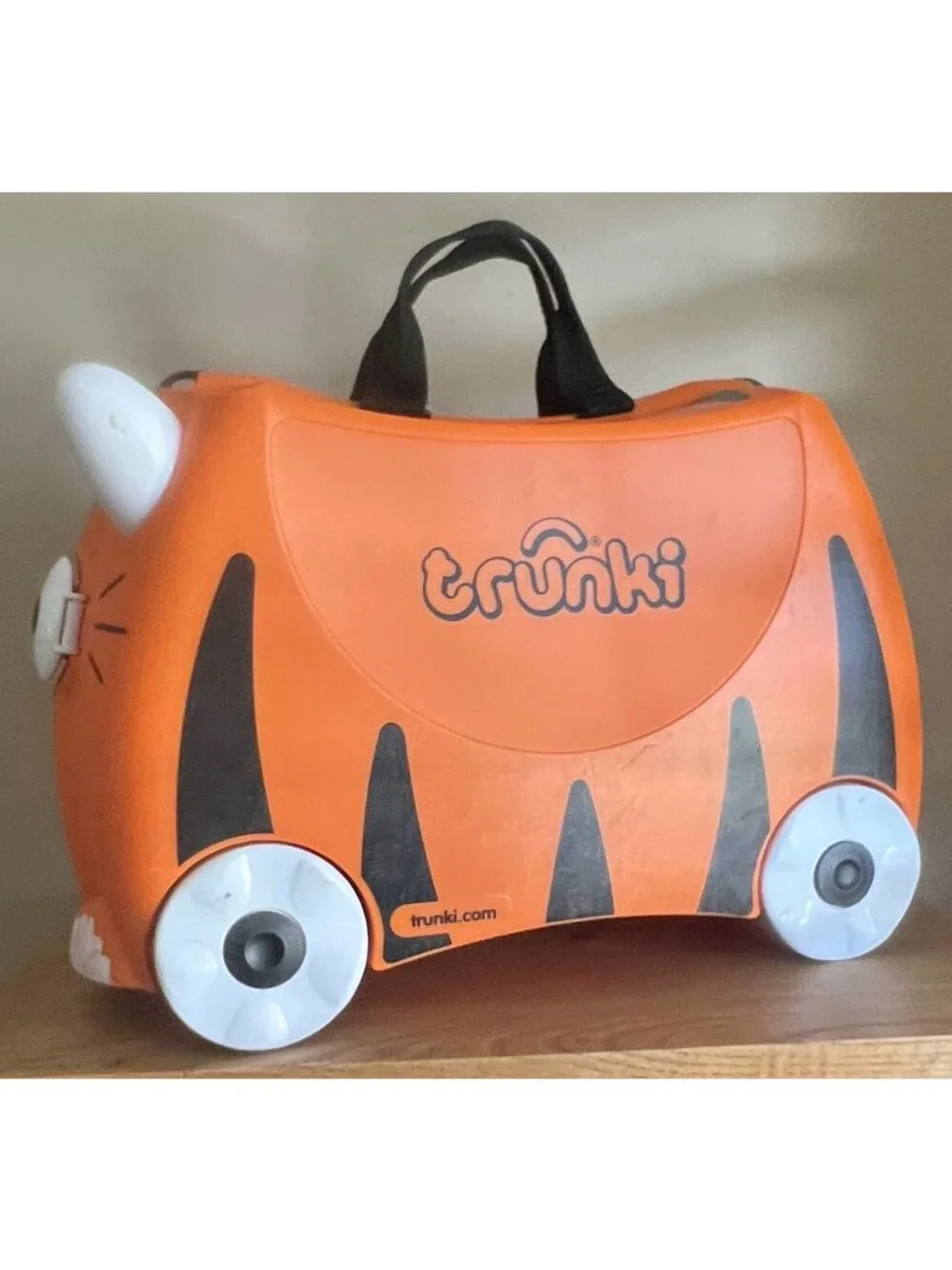 Trunki Kids' Ride On Hardside Carry On Suitcase - Tipu Tiger Luggage Travel